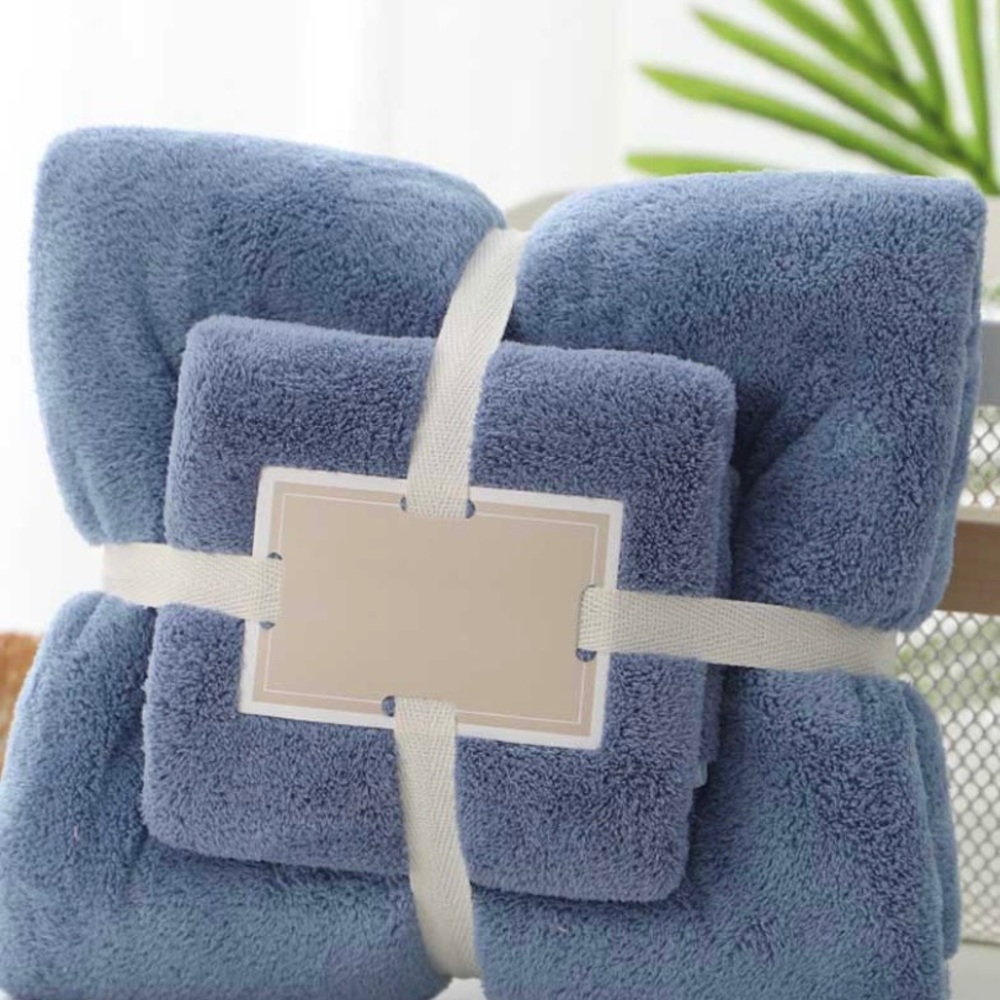 Soft & Luxurious Absorbent Fleece Towel Gift Set